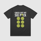 Check Out My Six Pack Pickleball Funny T-Shirt