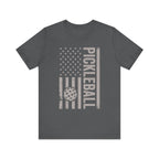 Retro Pickleball USA Flag - Pickleball T-Shirt
